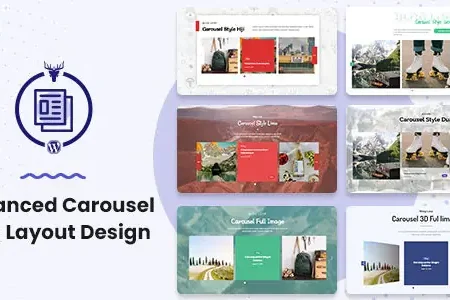 Advanced Carousel Blog Layout Design