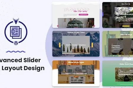 Advanced Slider Blog Layout Design
