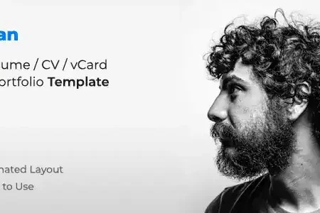 Alan CV/Resume Template | HTML Template