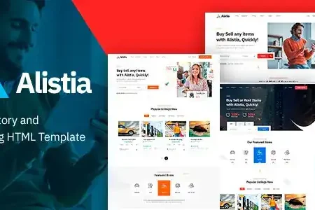 Alistia – Classified Ads & Directory Listing | HTML Template