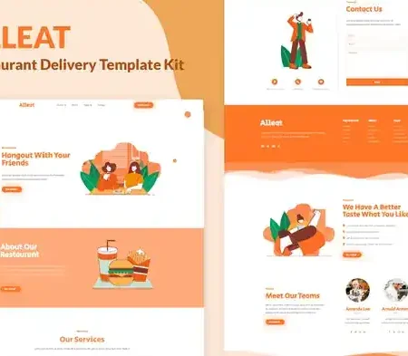 Alleat – Restaurant Elementor Template Kit