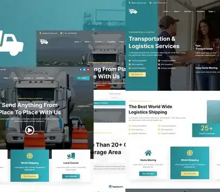 Antar – Transportation & Logistics Elementor Template Kit
