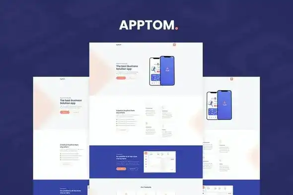 Apptom – App- & -Software -Showcase -Elementor- Template -Kit-khoplugin.com Apptom – App Software Showcase Elementor Template Kit khoplugin.com
