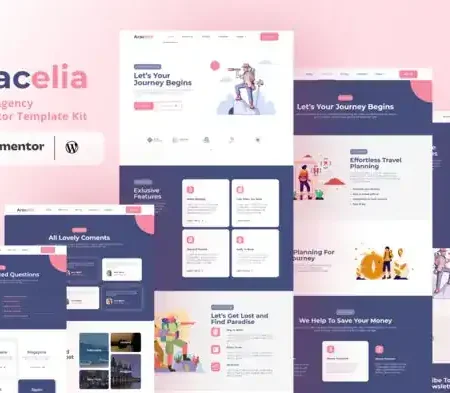 Aracelia – Travel Agency Elementor Template Kit