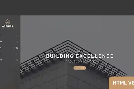 Archios – One Page Architecture HTML Template