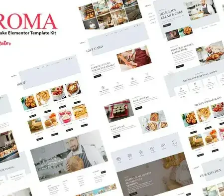 Aroma – Bakery & Cake Elementor Template Kit