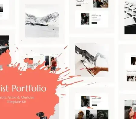Artisio | Artist, Actor & Musician Elementor Template Kit