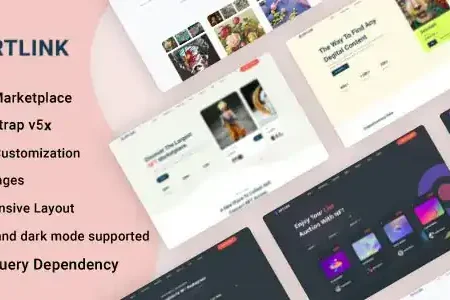 Artlink – NFT Marketplace Template