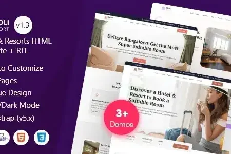 Atoli – Hotel & Resorts Booking Bootstrap 5 Template