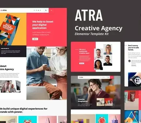 Atra – Creative Agency Elementor Template Kit