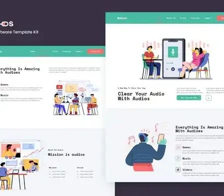 Audios – App Showcase Elementor Template Kit
