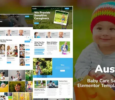 Austin – Baby Care Services Elementor Template Kit