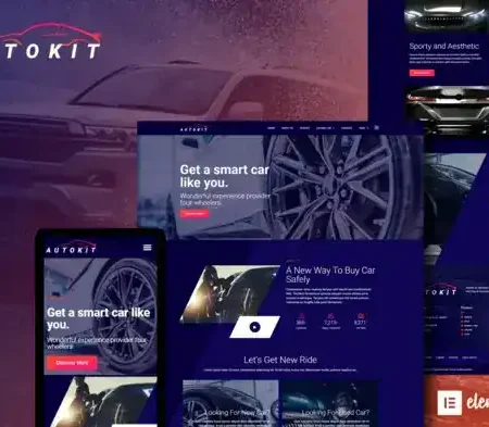 AutoKit – Auto Dealership & Car Listing Elementor Template Kit