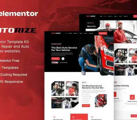 Autorize – Car Repair & Auto Services Elementor Template Kit