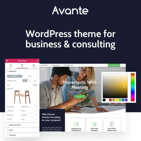 Avante | Business Consulting WordPress Theme