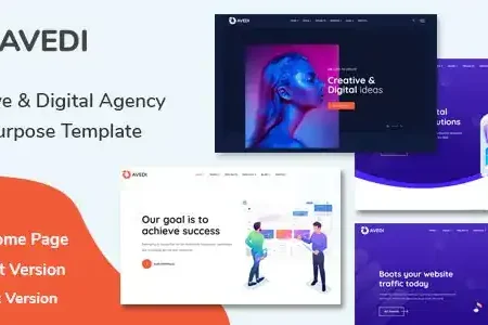 Avedi – Creative & Digital Agency Template