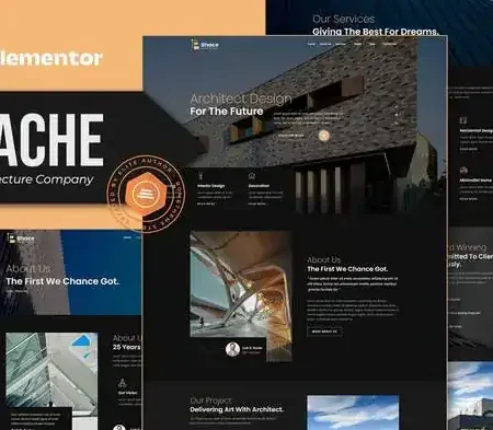 Bache – Architecture Company Elementor Template Kit