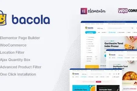 Bacola – Grocery Store and Food eCommerce Theme