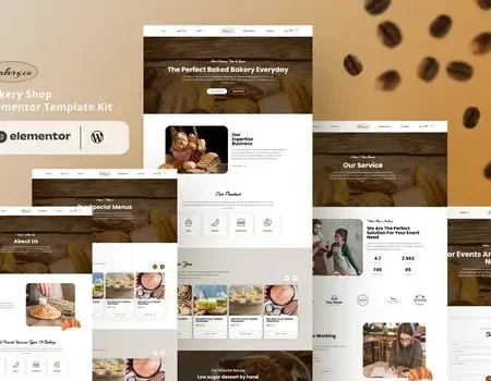 Bakery.co – Bakery Shop Elementor Template Kit
