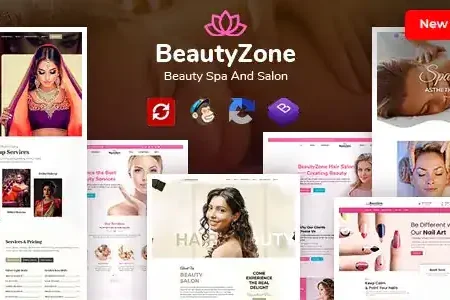 BeautyZone: Beauty Spa Salon & Massage HTML Template