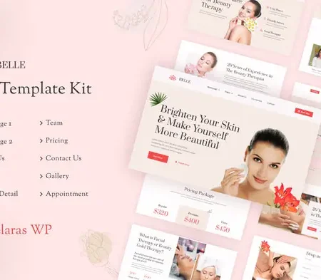 Belle – Spa Massage & Wellness Elementor Template Kit
