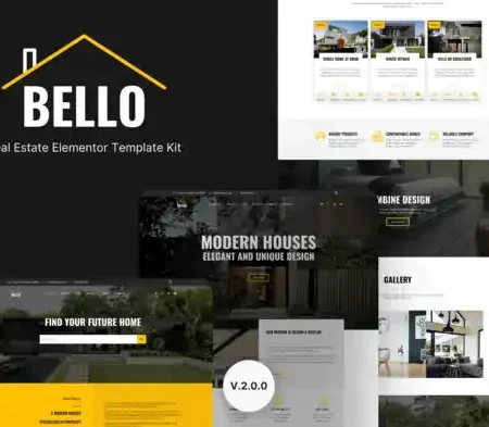 Bello – Real Estate Elementor Template Kit