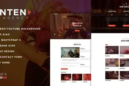 Benten – Responsive One Page Portfolio HTML Template