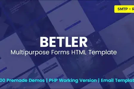 Betler – Multipurpose Forms HTML Template