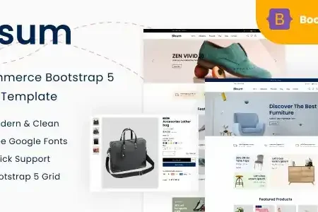 Bisum – eCommerce Bootstrap 5 HTML Template