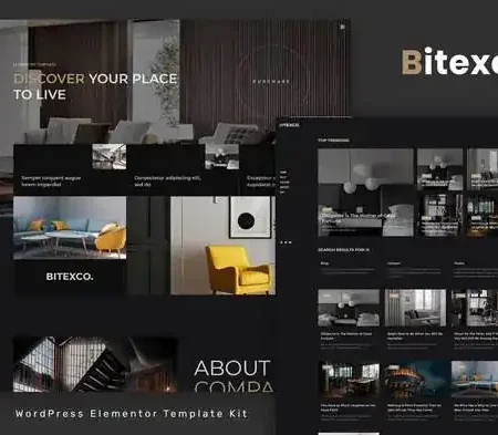 Bitexco – Creative Interior Elementor Template Kit