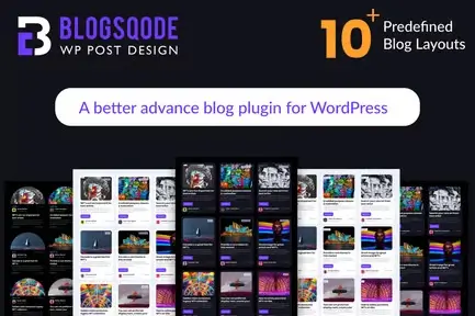 Blogsqode – Blog Design for WordPress Plugin