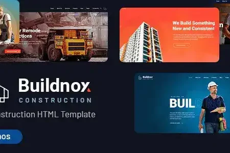 Buildnox – Construction And Architecture HTML Templarte