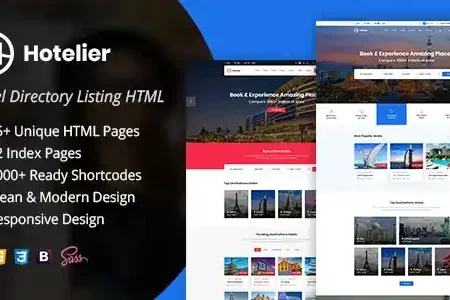 Hotelier directory listing HTML template