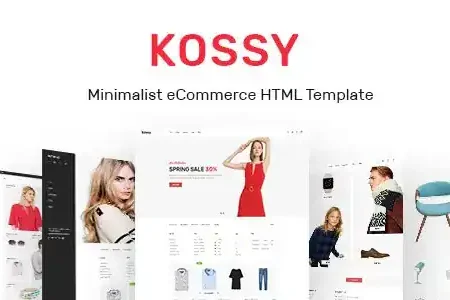 Kossy – Minimalist eCommerce HTML Template