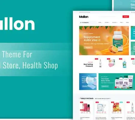 Mallon – Medical Store, Health Shop Shopify Theme