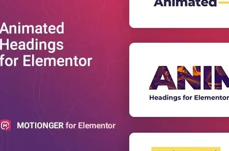 Animated Heading for Elementor | Motionger