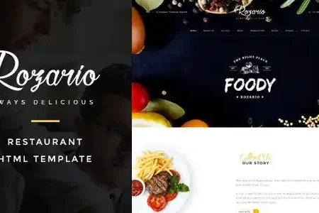 Rozario – Restaurant & Food HTML Template