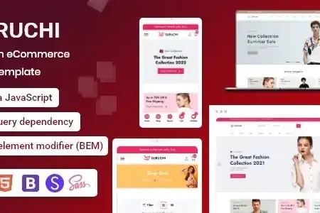 Suruchi – Fashion eCommerce HTML Template