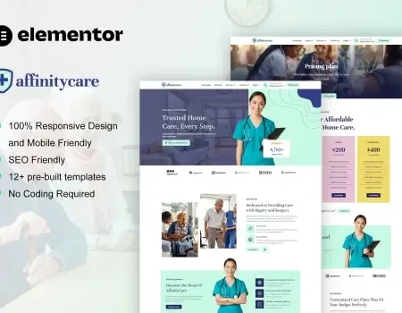 AffinityCare – Home Care & Private Nursing Services Elementor Template Kit