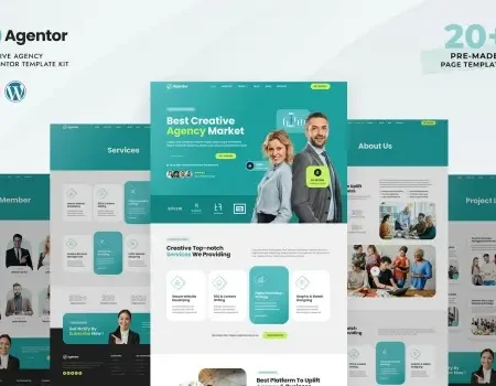 Agentor – Creative Agency Elementor Pro Template Kit