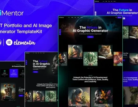 AiMentor – AI Image Generator Website Elementor Template Kit