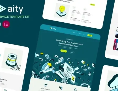 Aity – IT & Software Service Elementor Template Kit