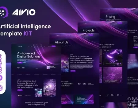 Aivio – Artificial Intelligence Elementor Template Kit