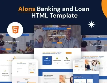 Alons – Banking and Loan HTML Template