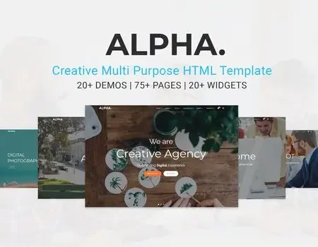 Alpha Dot Multi Purpose HTML5 Template