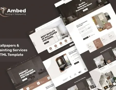 Ambed – Wallpapers & Painting Services HTML Template