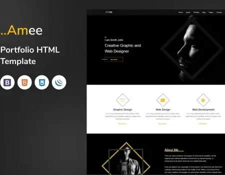 Amee HTML5 Portfolio Template
