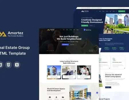Amortez – Real Estate Group HTML Template