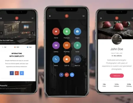 AMP Mobile | Google AMP Mobile Template