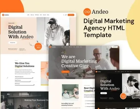 Andeo – Digital Marketing Agency HTML Template